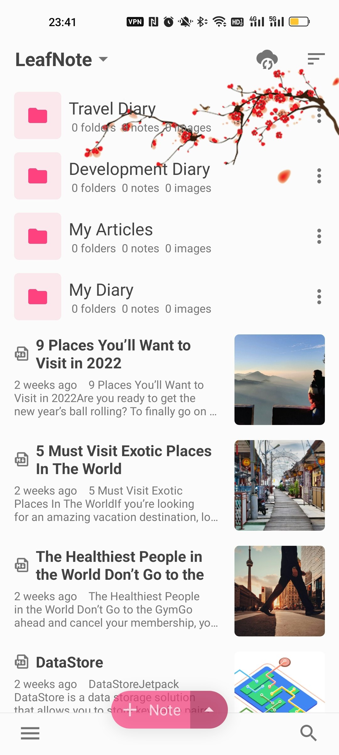 Nota fogliare - Un'app Android Markdown Note e Knowledge Manager. media 8