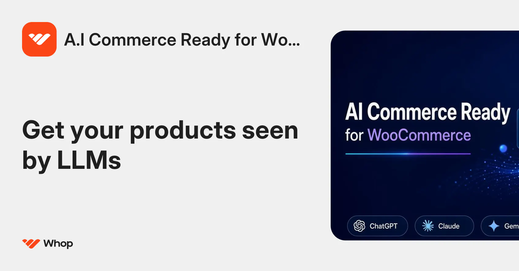 AI Commerce Ready for WooCommerce gallery image