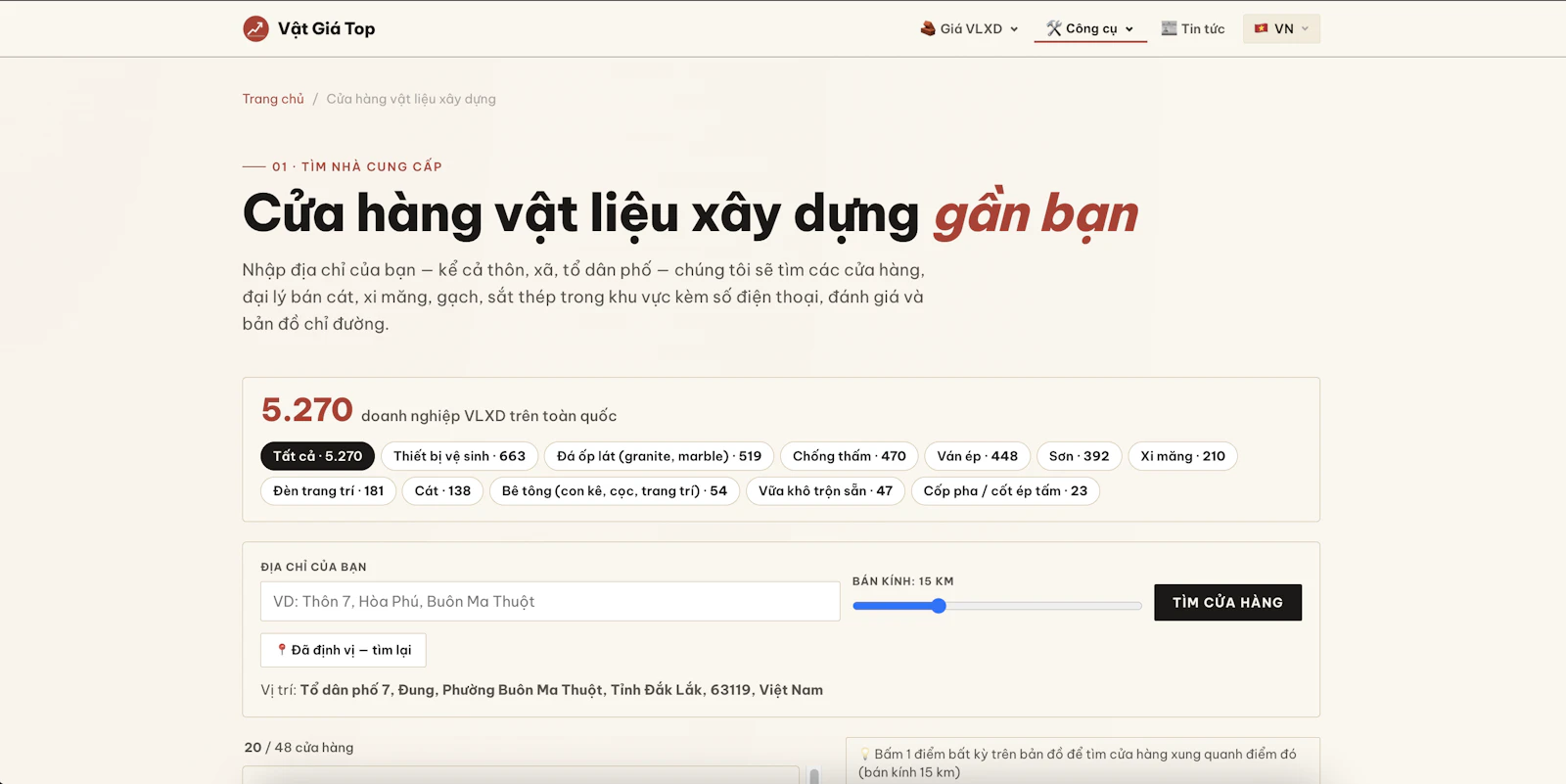 Vatgiatop screenshot 2