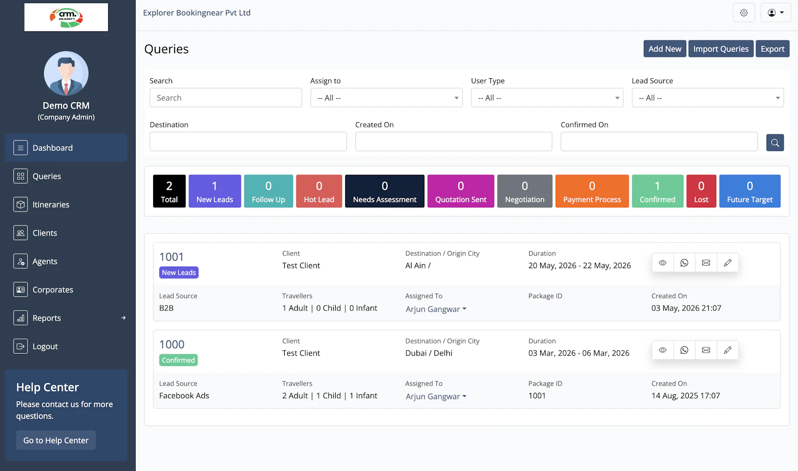 BestTravelCRM : CRM for Travel Agencies screenshot 4