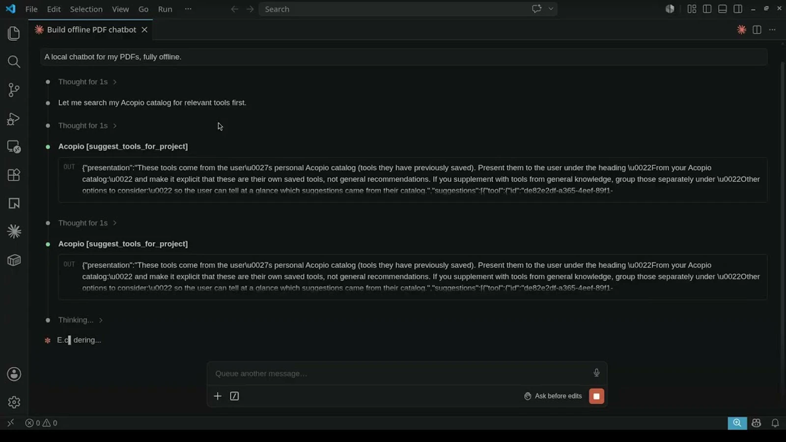 Acopio screenshot 1 (video preview)