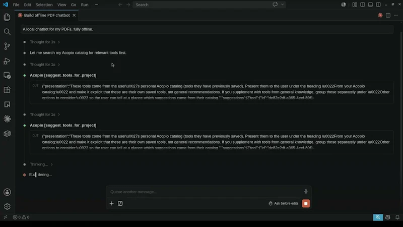 Acopio screenshot 1 (video preview)