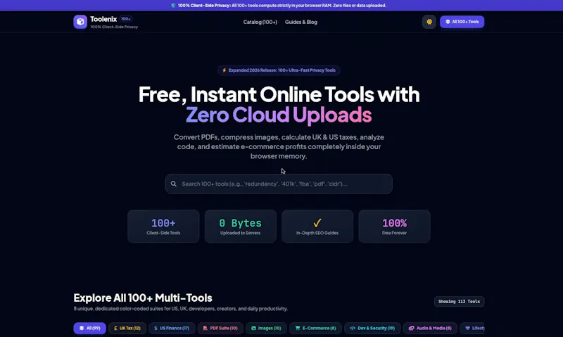 Toolenix screenshot 1