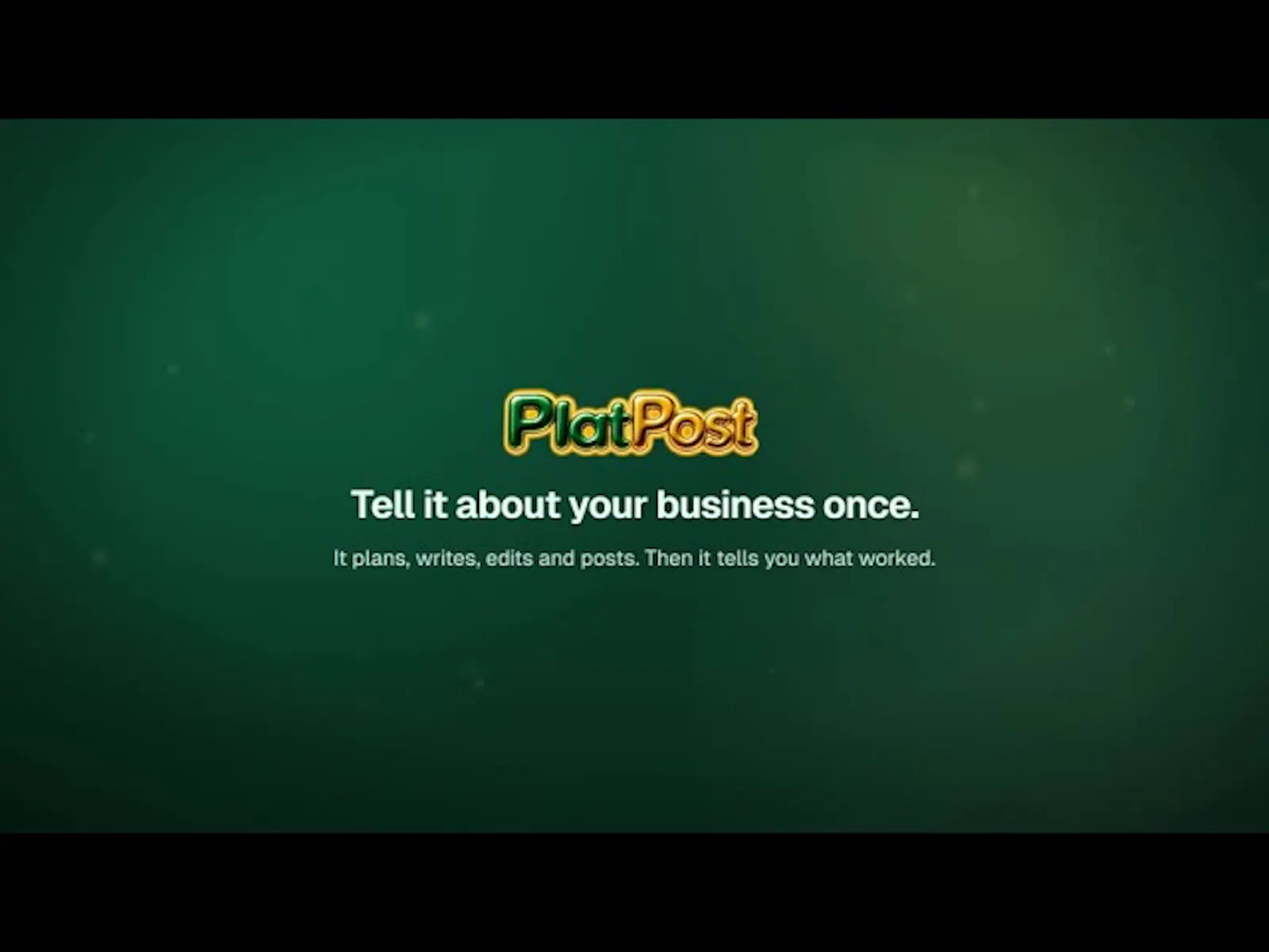 PlatPost screenshot 1 (video preview)