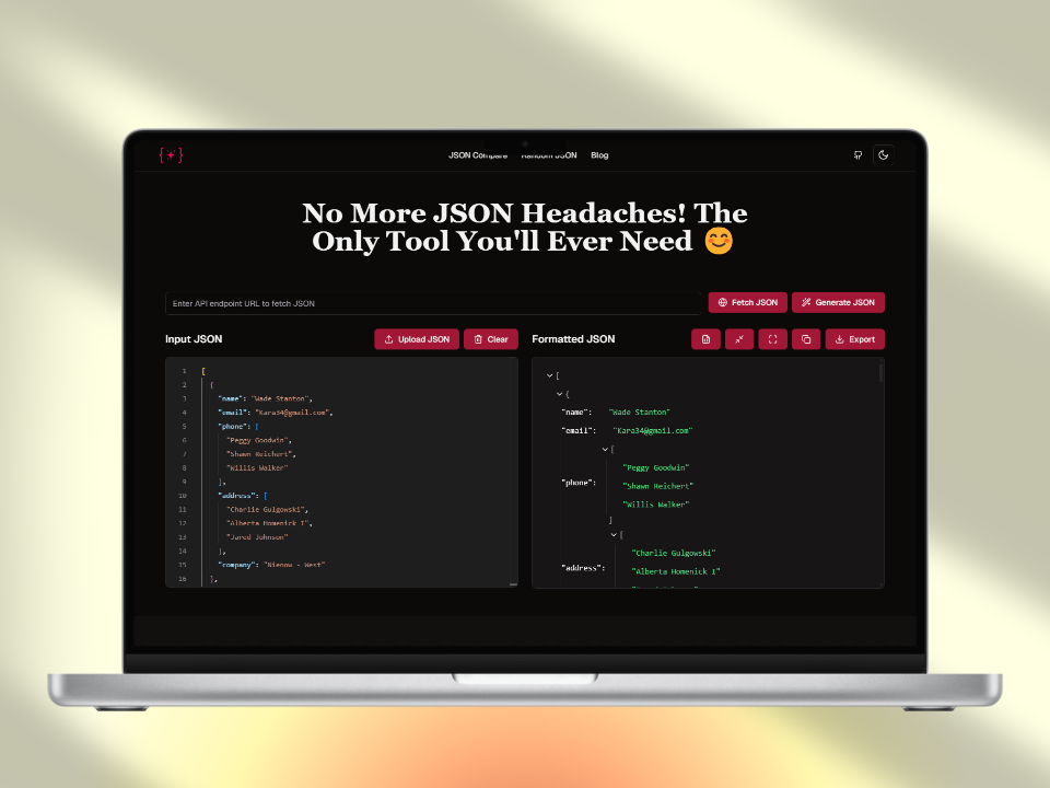 JSON Formatter Online gallery image