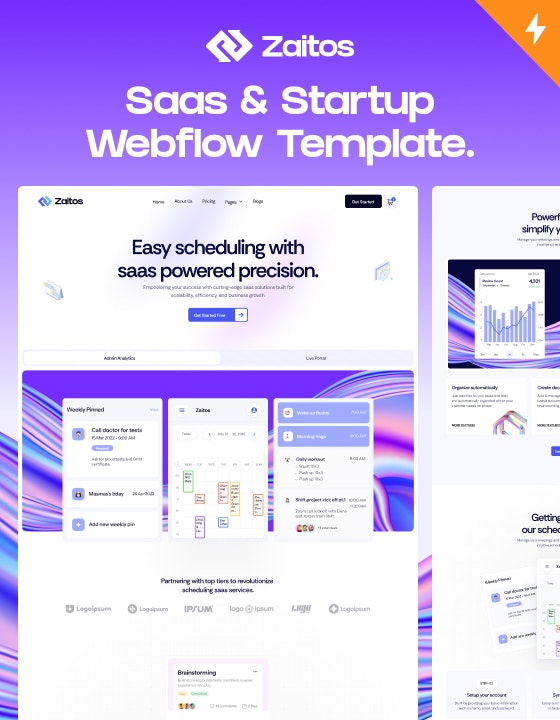 startuptile Zaitos - SaaS & Startup-Zaitos - SaaS & Startup Webflow Template