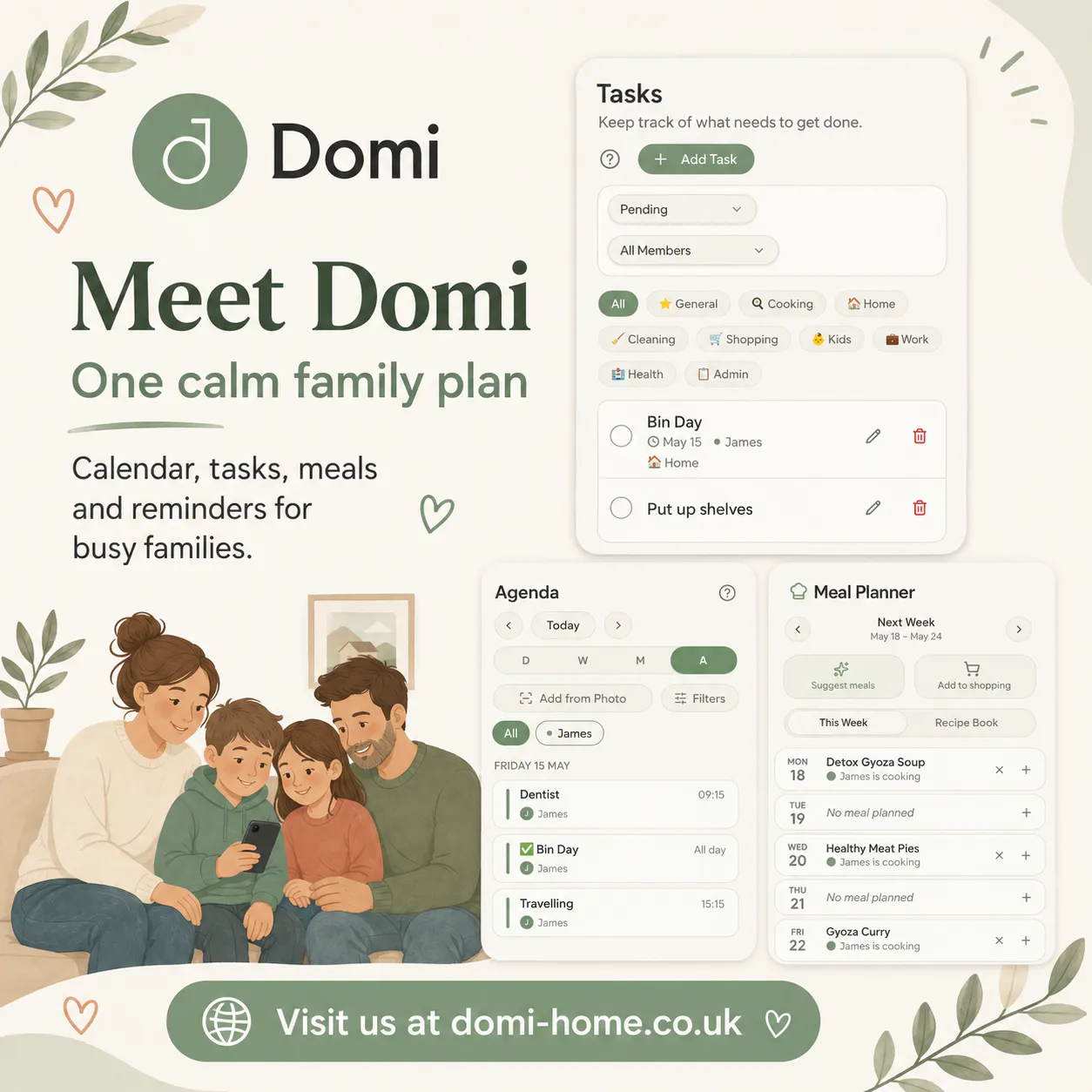 Domi Home: Family Organiser gallery image