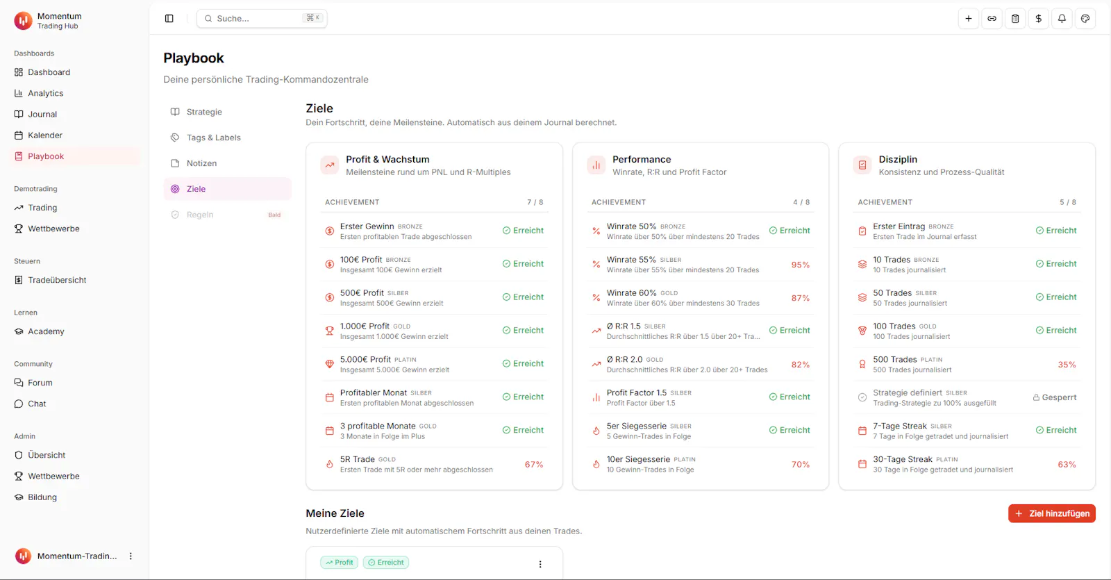 Momentum Trading Hub screenshot 3