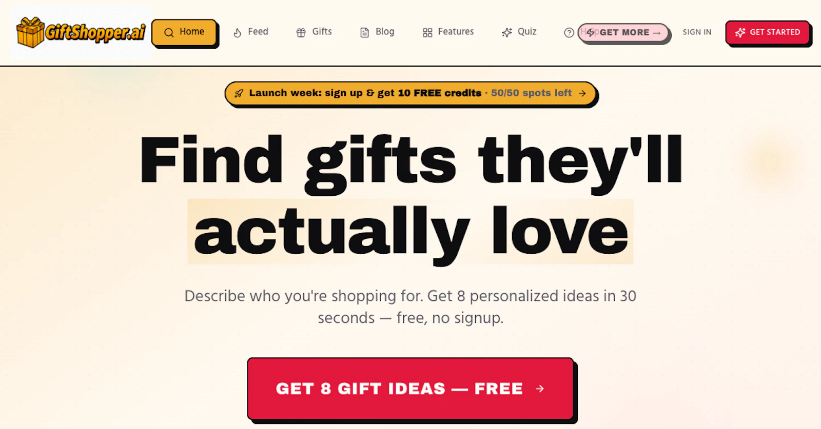 GiftShopper.ai screenshot 2