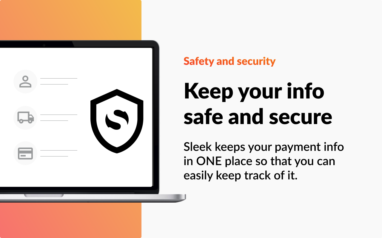 Sleek Pay - Checkout from any store with 1 click media 5