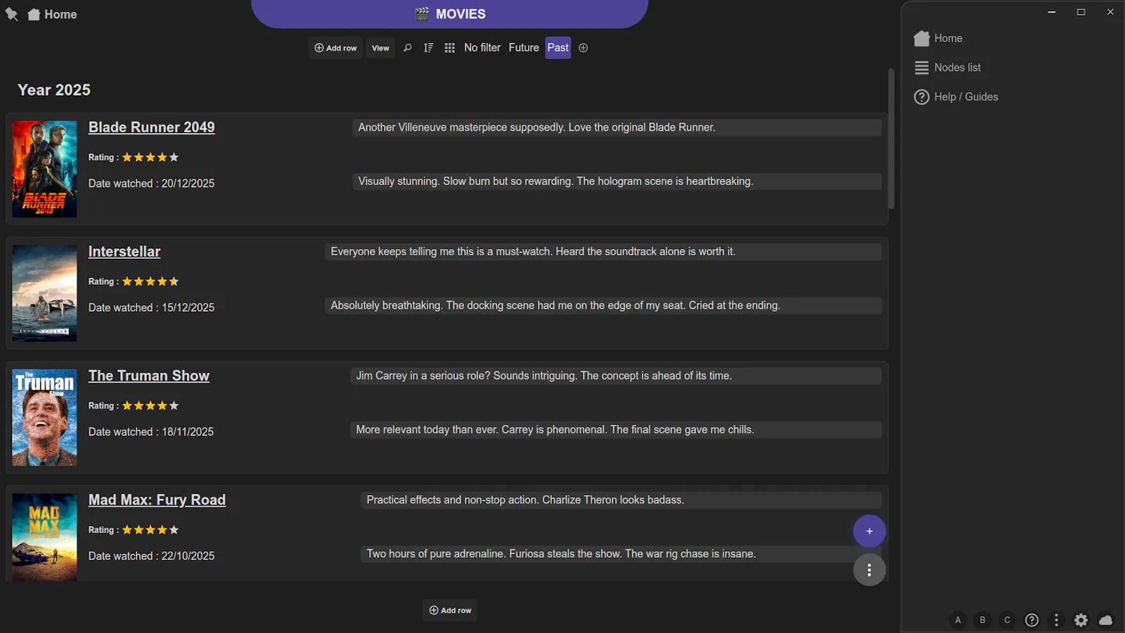 LifeTracker screenshot 2