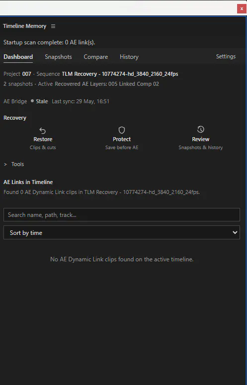 Timeline Memory screenshot