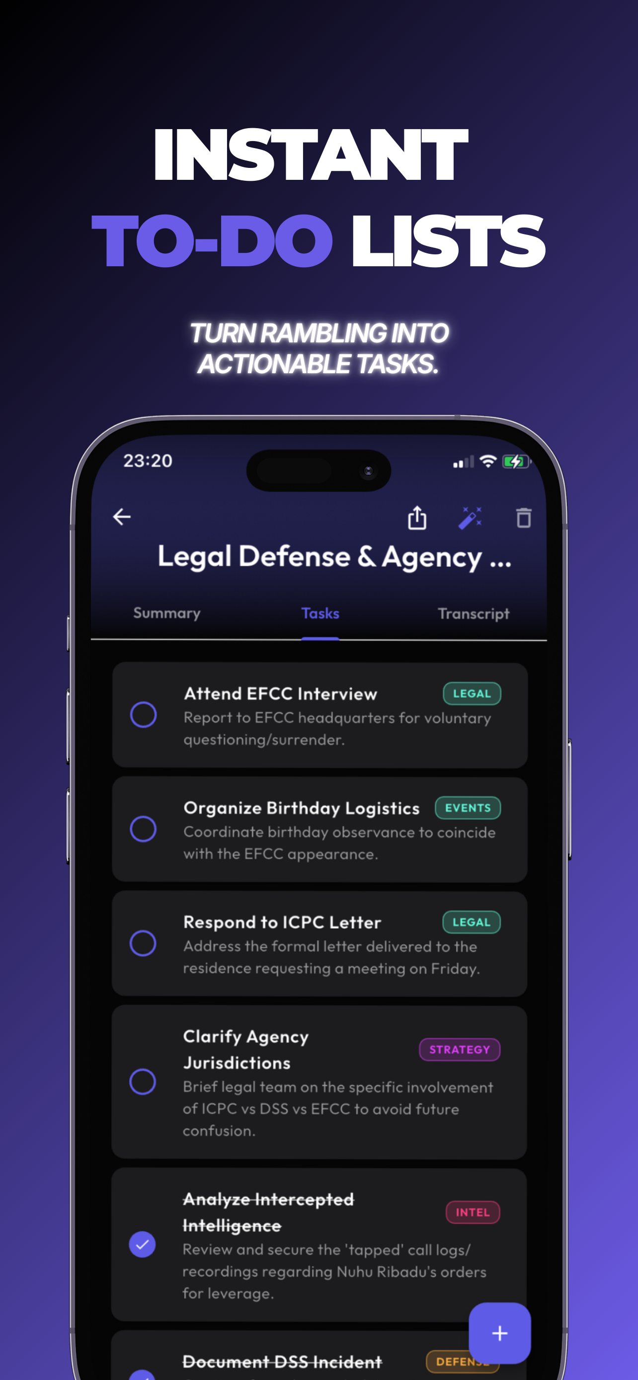 TalkToTask: Voice AI Tasks - Screenshot 4 showing product features and functionality