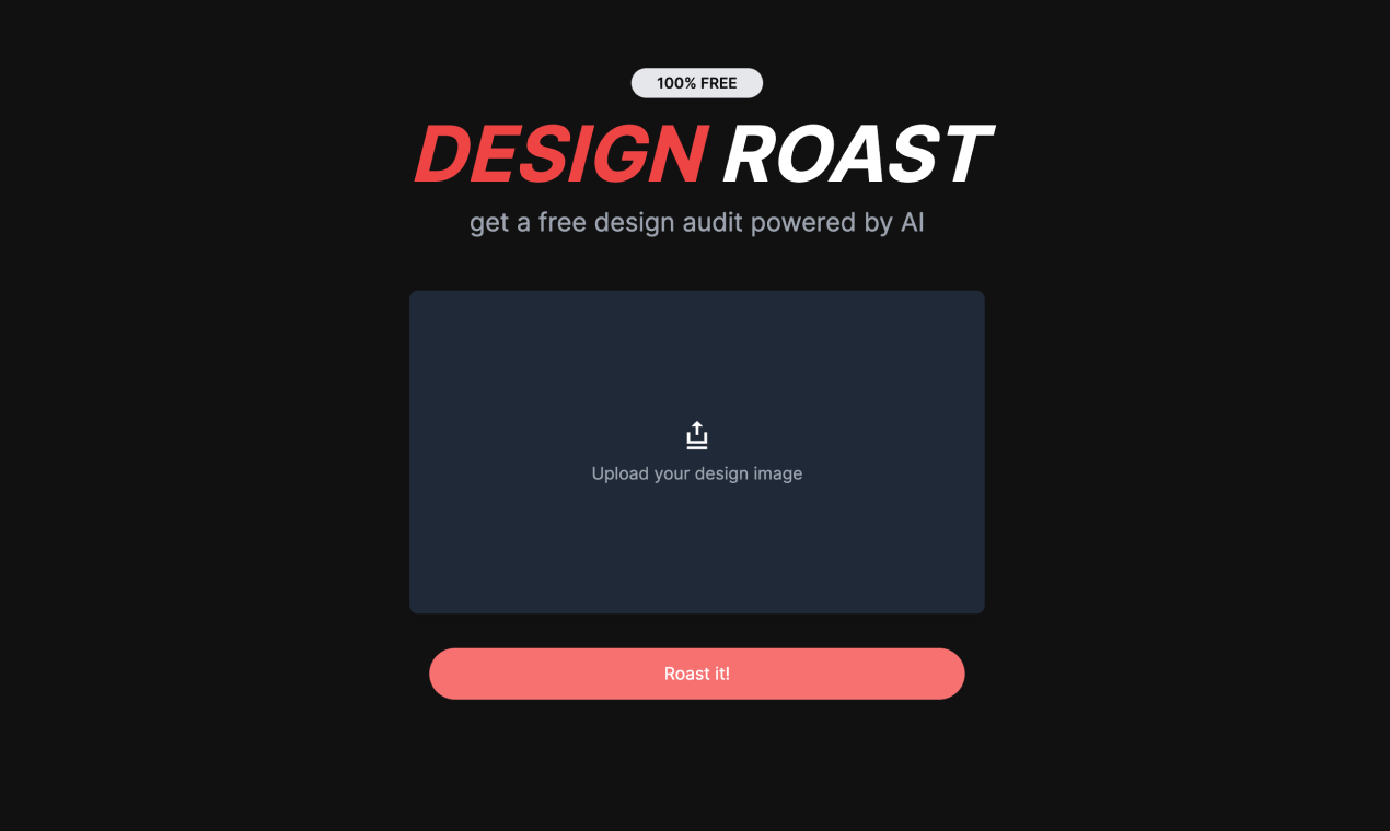 startuptile Roast My Design-Get a free design audit powered by AI