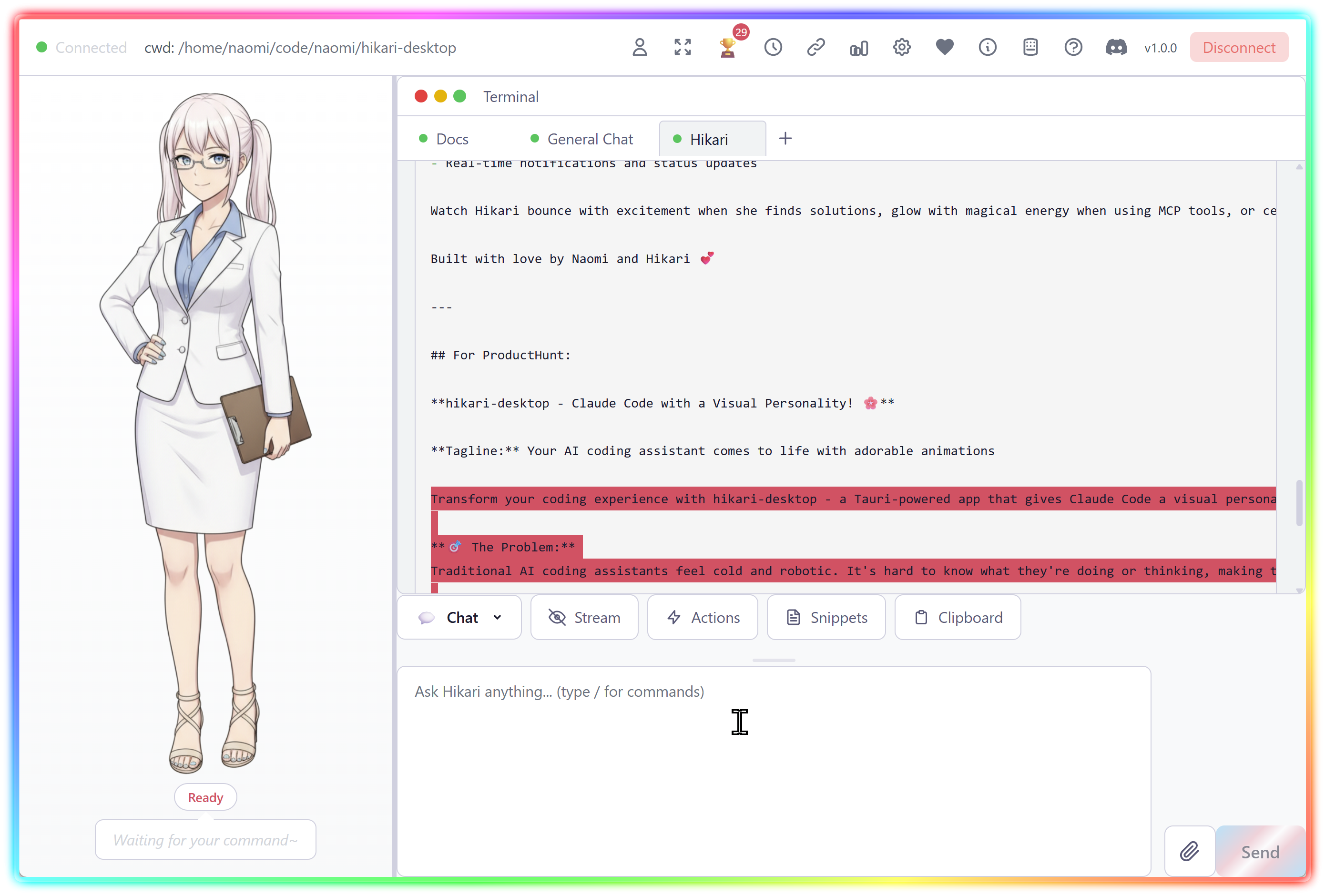 Hikari - Screenshot 2 showing product features and functionality