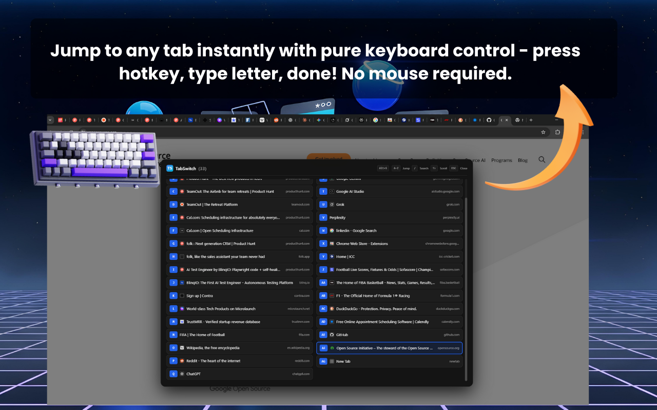 TabSwitch - Screenshot 2 showing product features and functionality