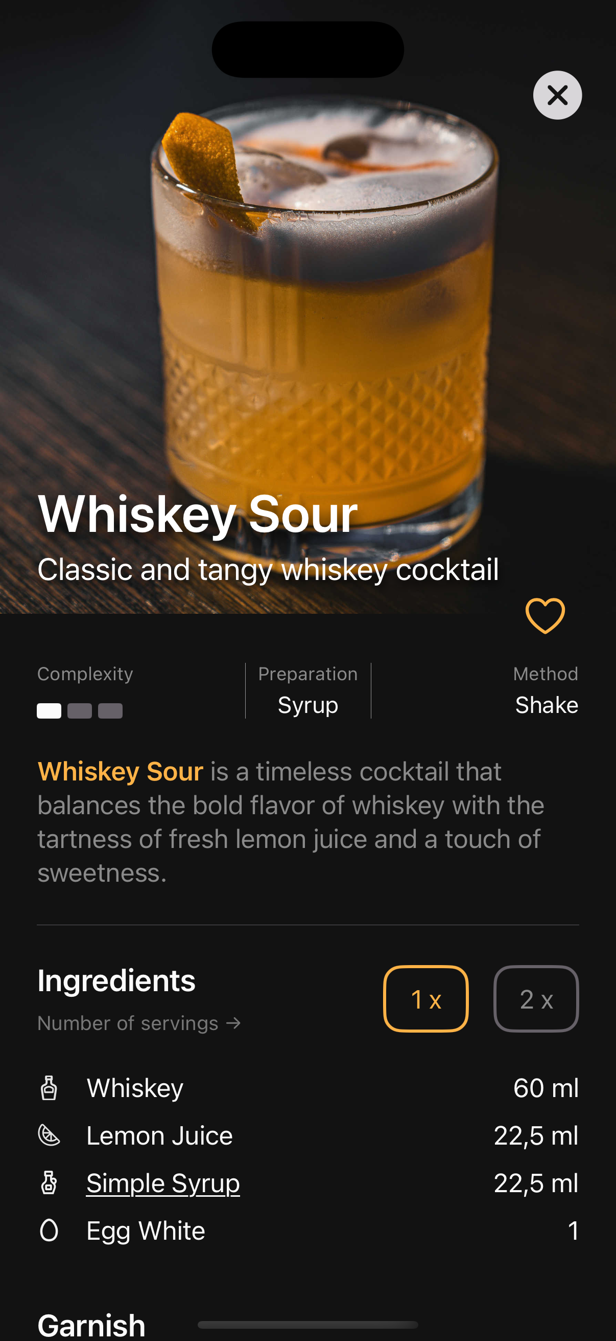 Sorseggi - Cocktail Crafting iOS Companion media 3