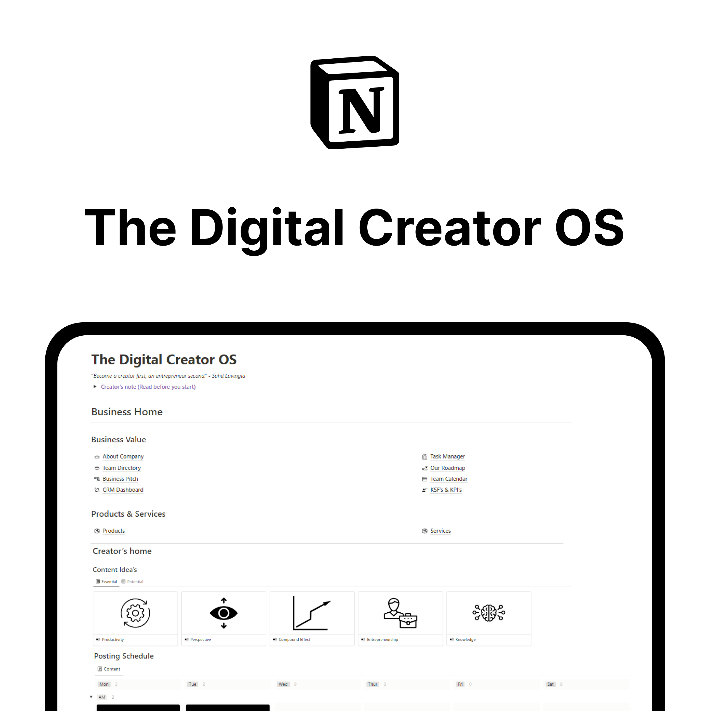 The Digital Creator OS