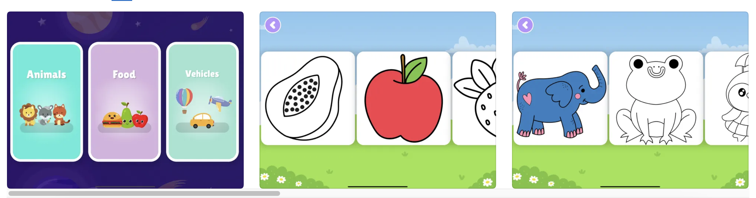 Juegos para colorear y dibujar para niños media 2