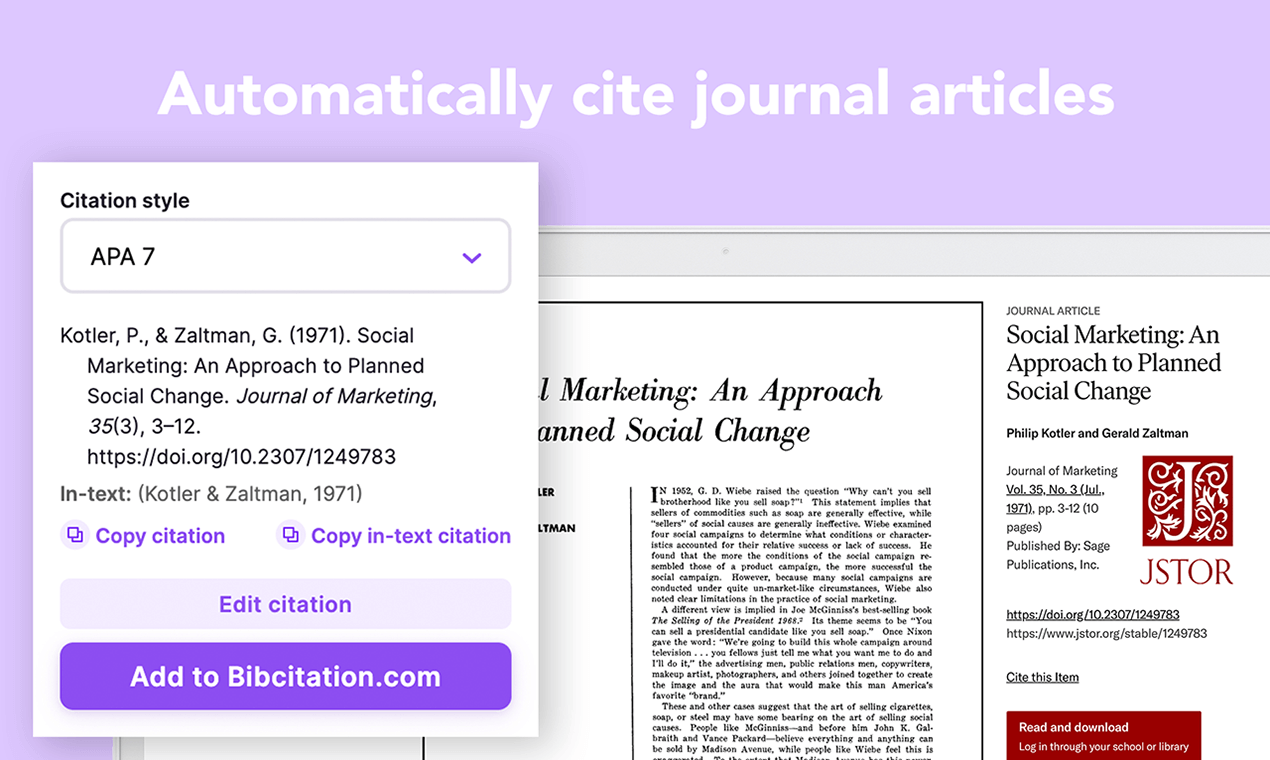 Bibcitation for Chrome gallery image