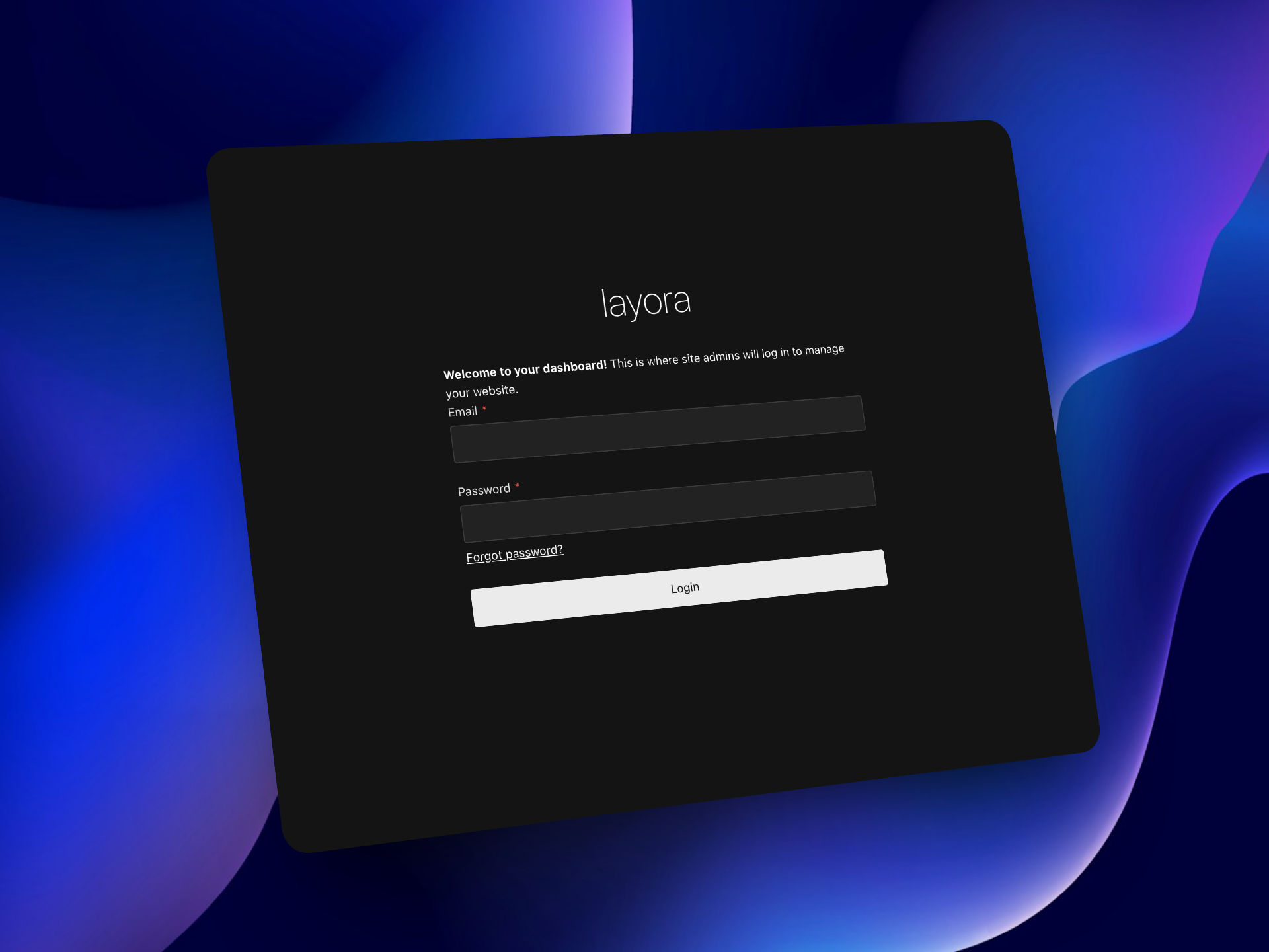 Layora - Main screenshot showing features and interface