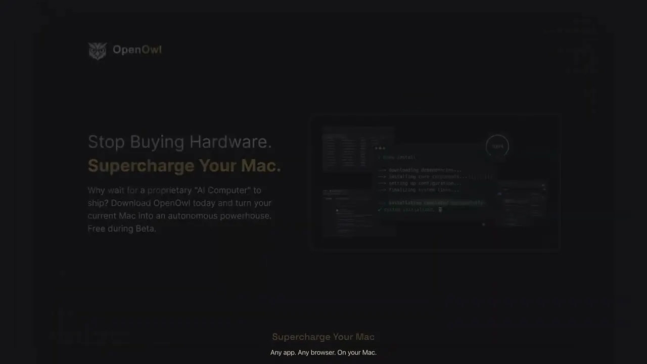 OpenOwl screenshot 1