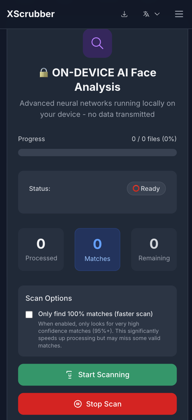 Média X-Scrubber - Déplacer ou supprimer des photos d'un ex de votre téléphone / appareil 3