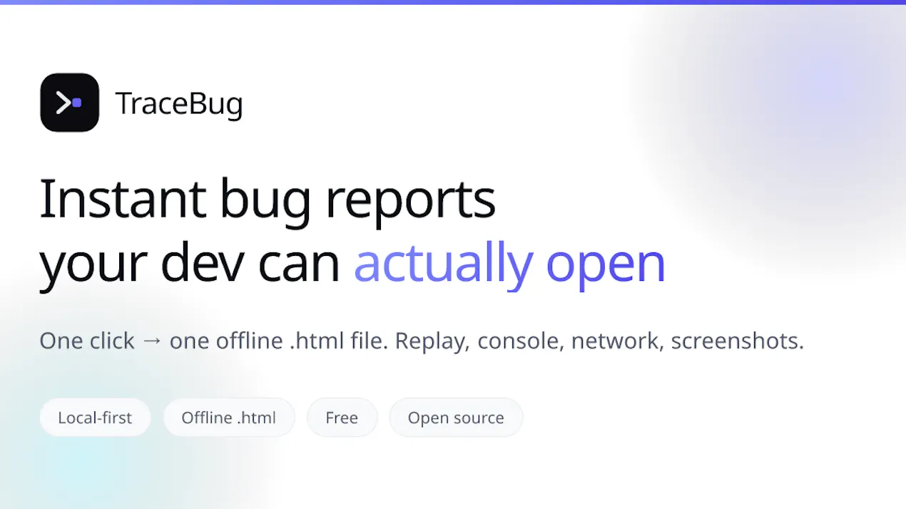 TraceBug product