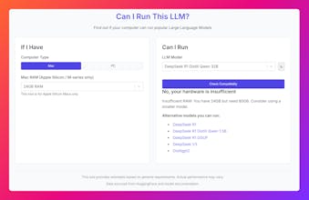 Can I Run This LLM ? gallery image