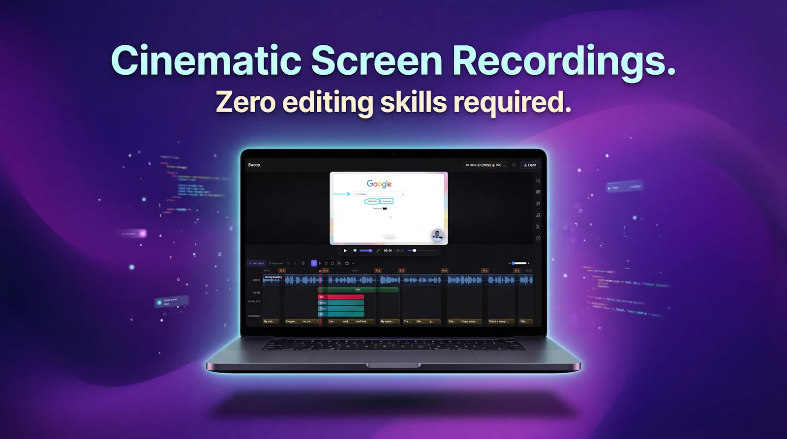 Swoop: AI Screen Recorder + Auto Zoom screenshot 2