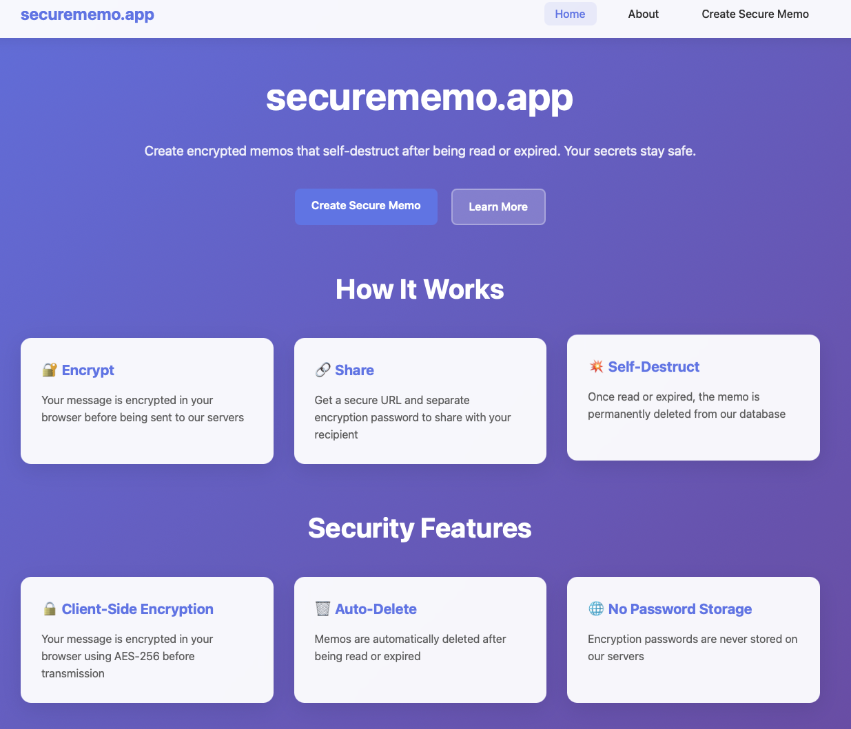 securememo.app gallery image