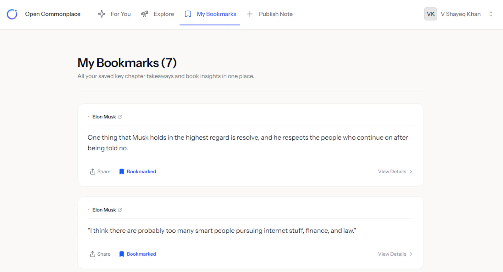 Open Commonplace screenshot 4