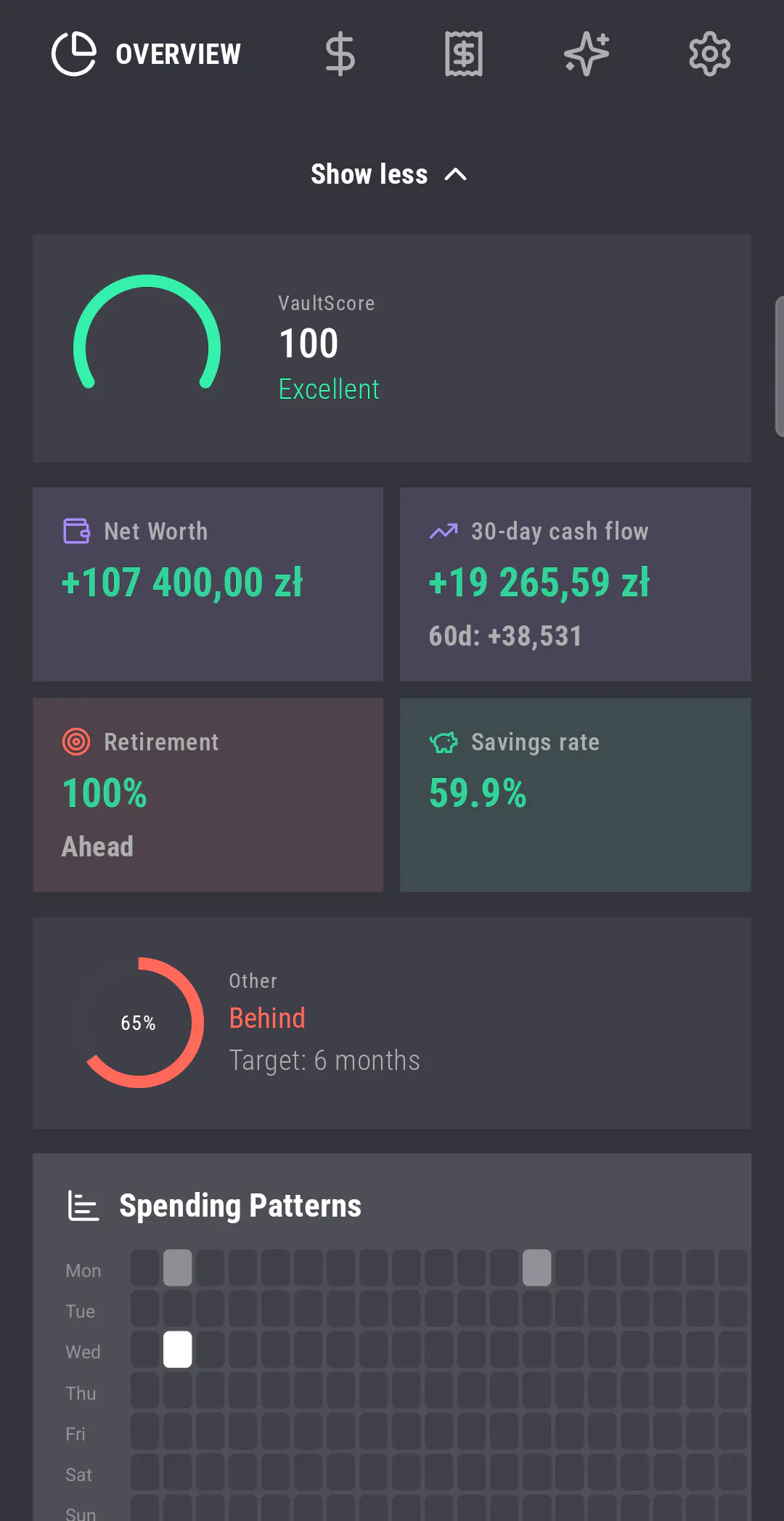 Fainto: Private Budget Tracker 截图