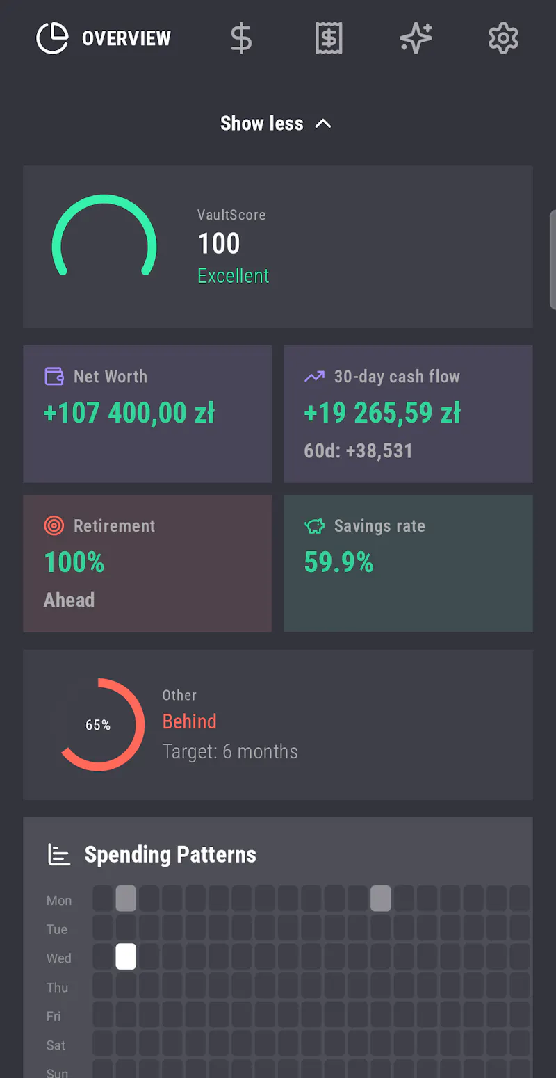 Fainto: Private Budget Tracker screenshot 2