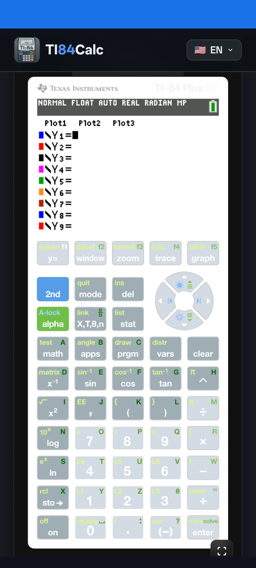 TI 84 calculator 截图 3