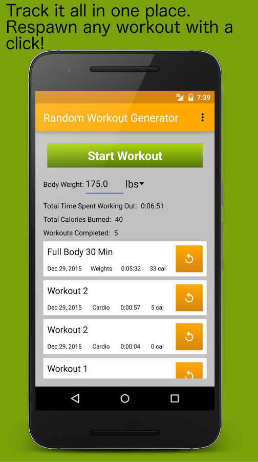 Random Workout Generator (RWG) Weight & Cardio Training gallery image