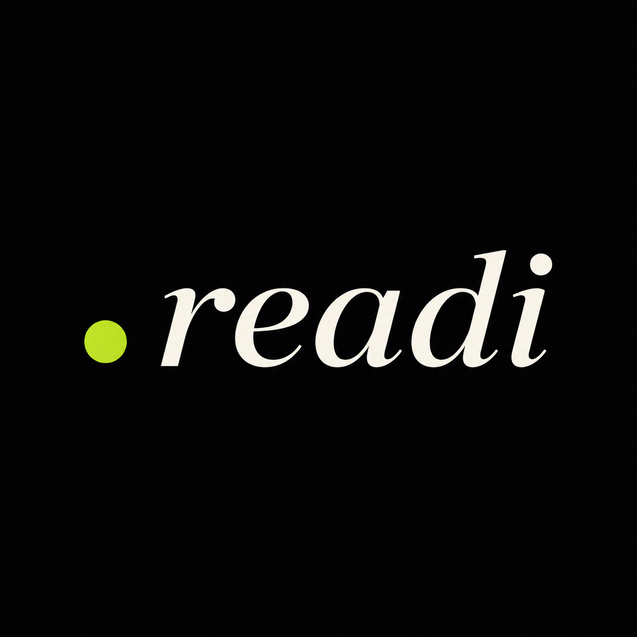 "AI readiness. Measured by behavior" 
