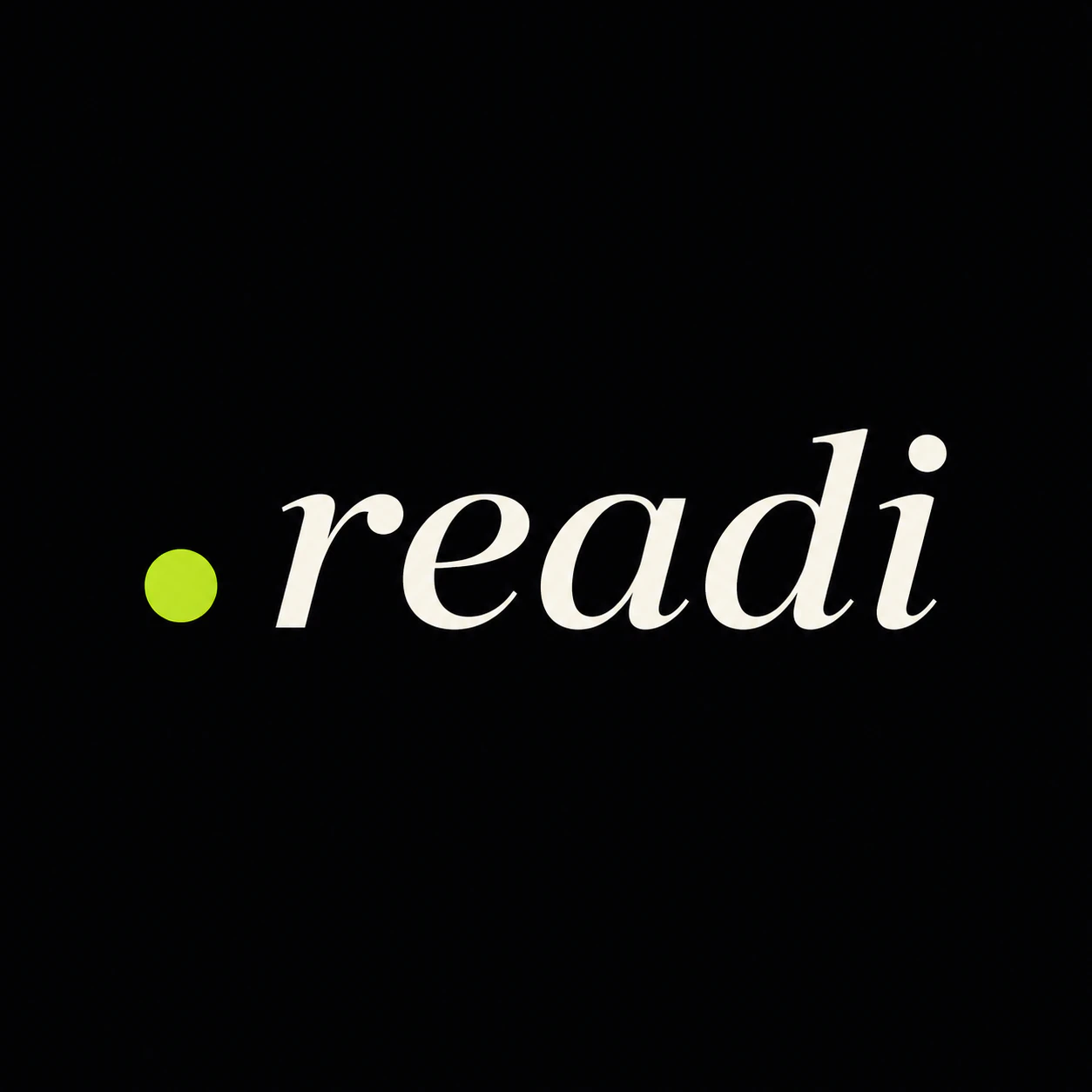 "AI readiness. Measured by behavior"  logo
