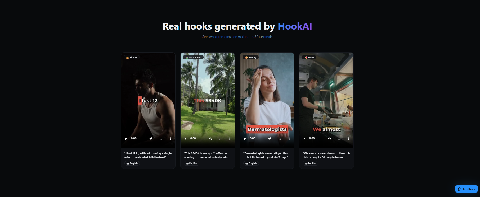 HookAI - Screenshot 3 showing product features and functionality
