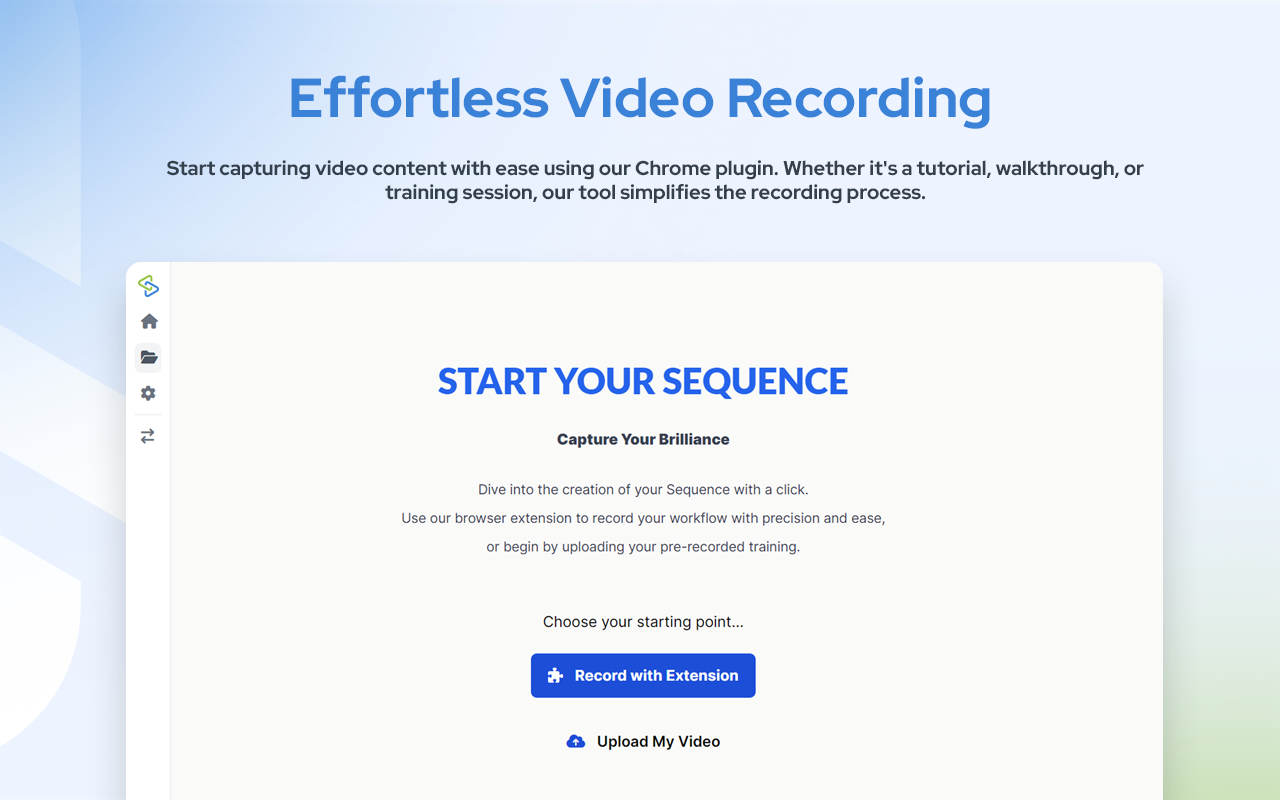 Sequence - Screenshot 2 showing product features and functionality