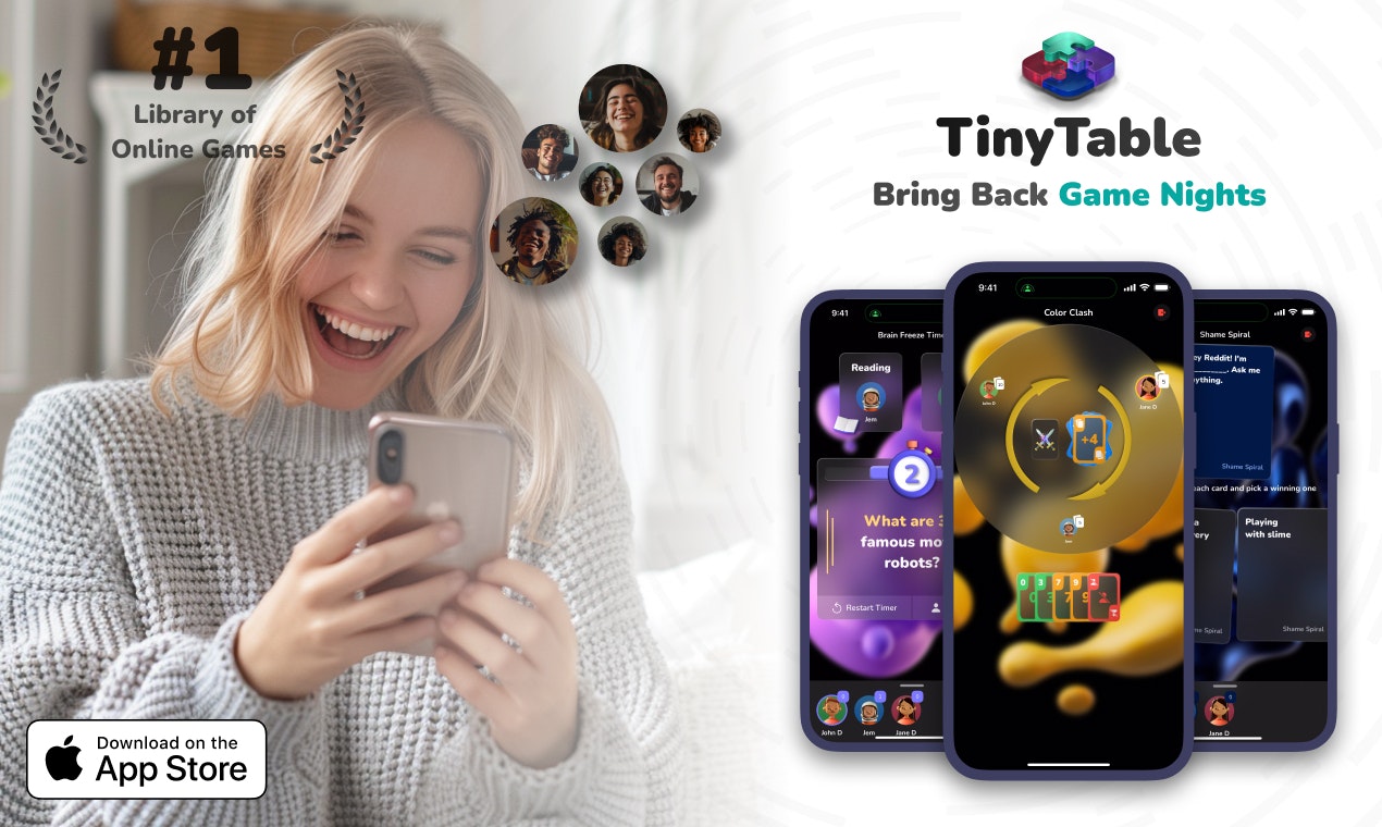 TinyTable - Multiplayer Game Libary - Play Online Games on iMessage and FaceTime media 2
