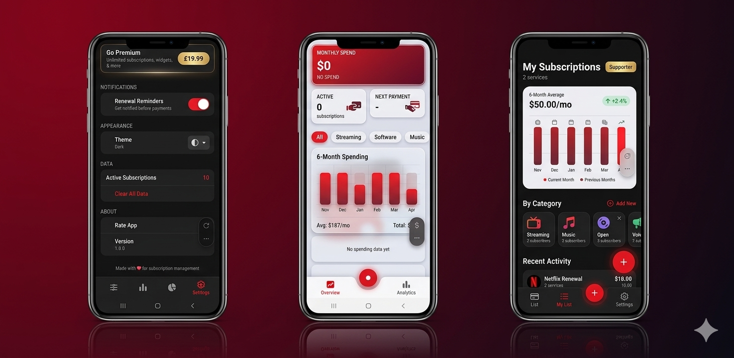 SubsTrack-Subscription Tracker gallery image