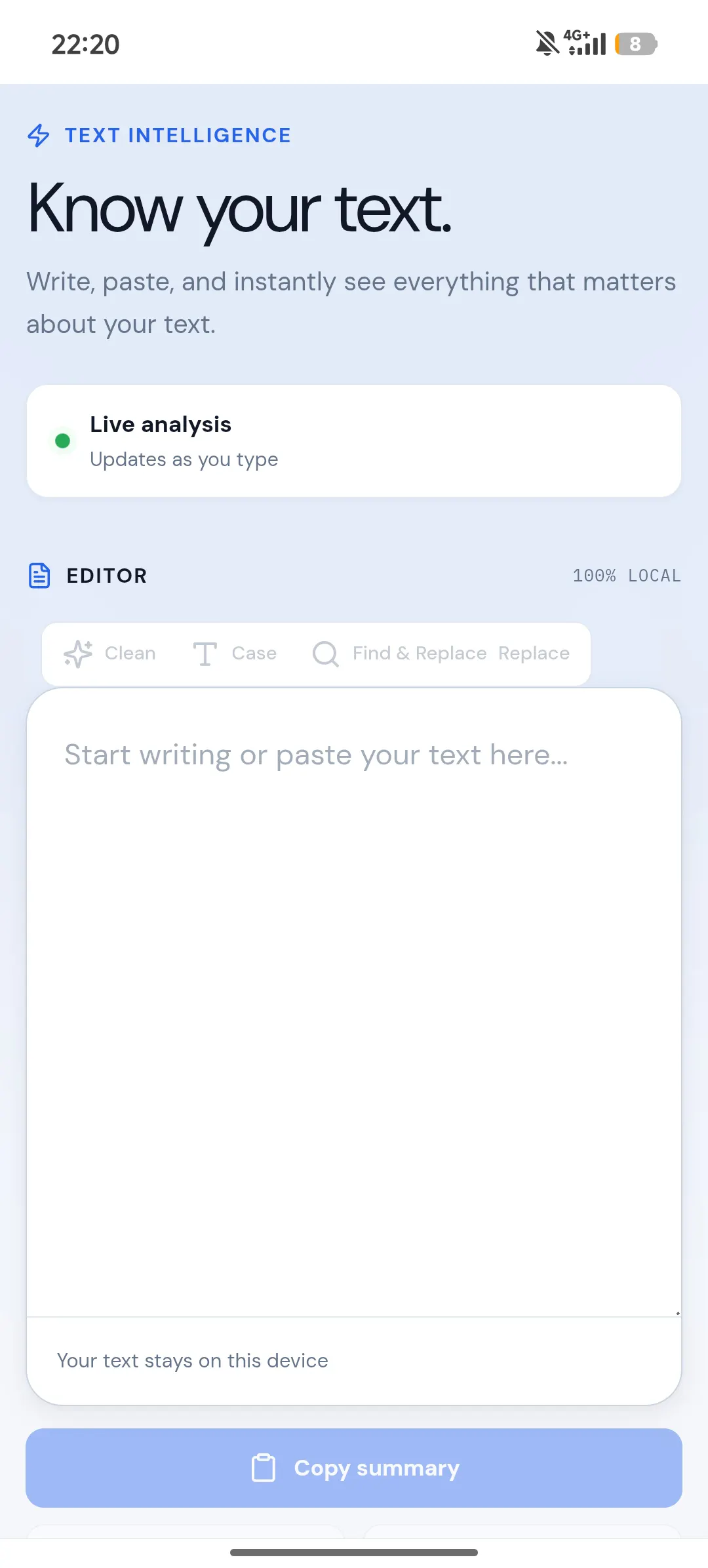 Typely — Free Text Analyzer gallery image