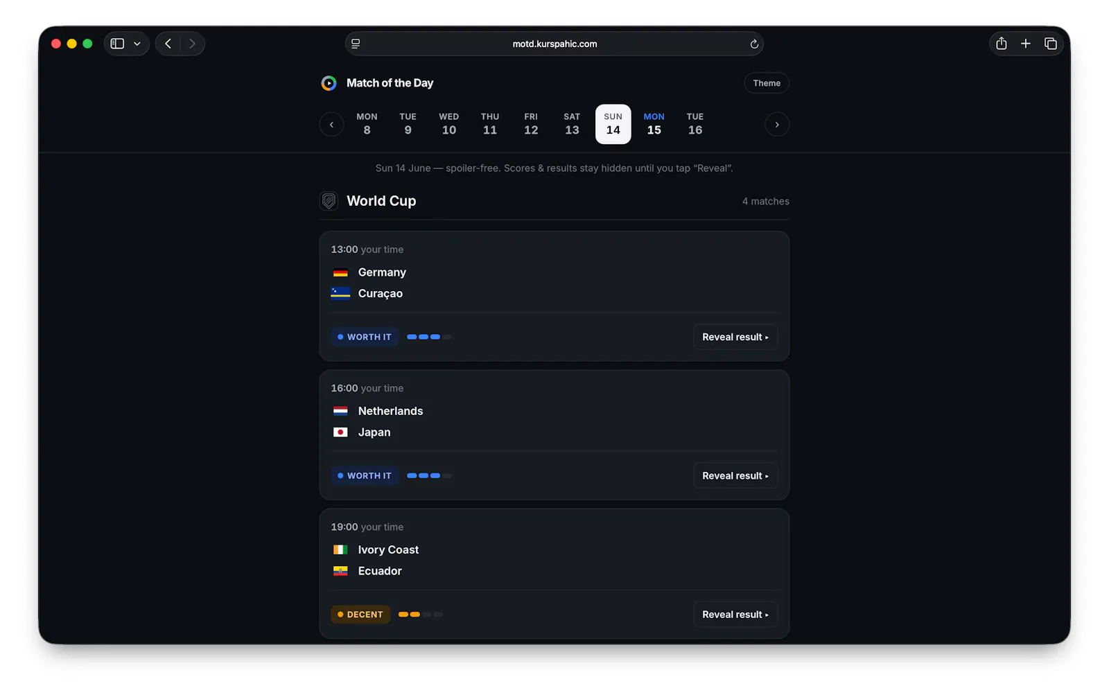 Match of the Day screenshot 1