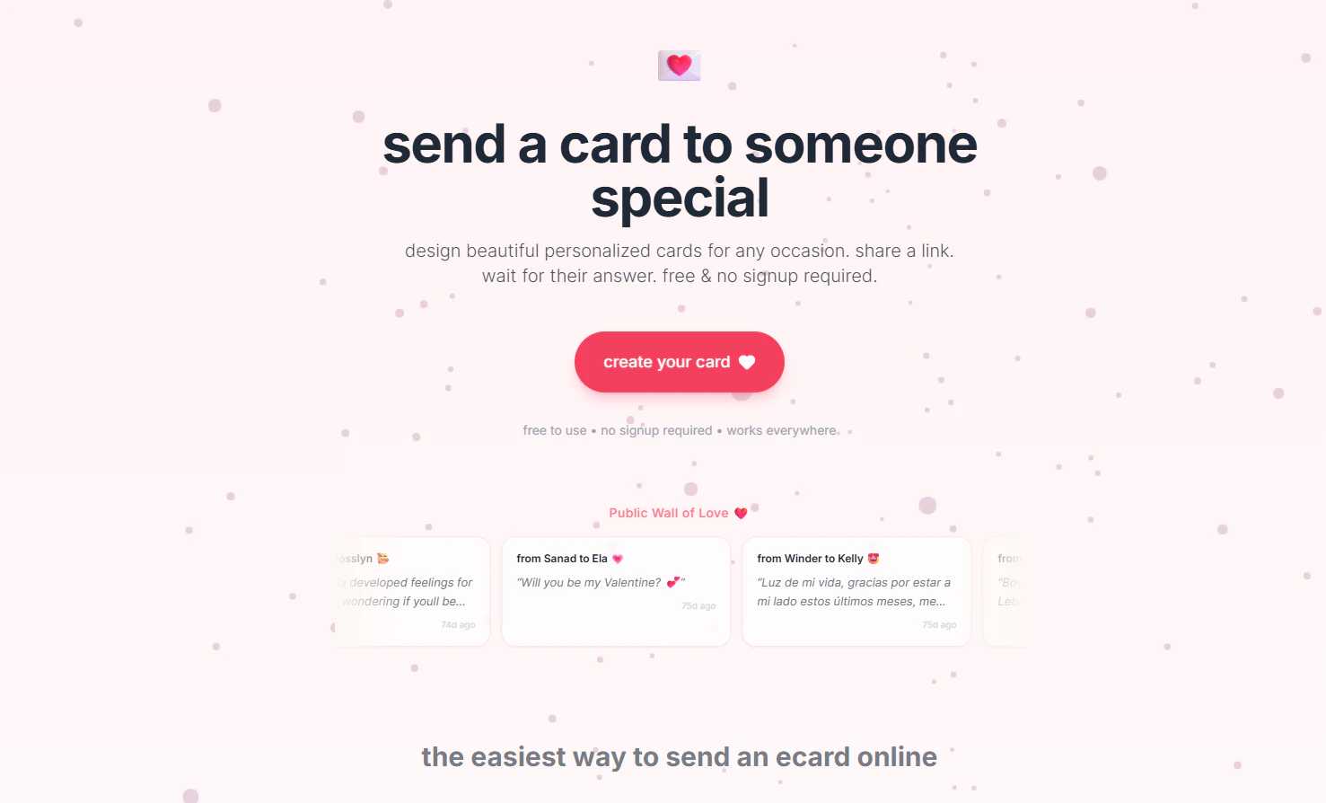 Instant eCard 대표 미리보기