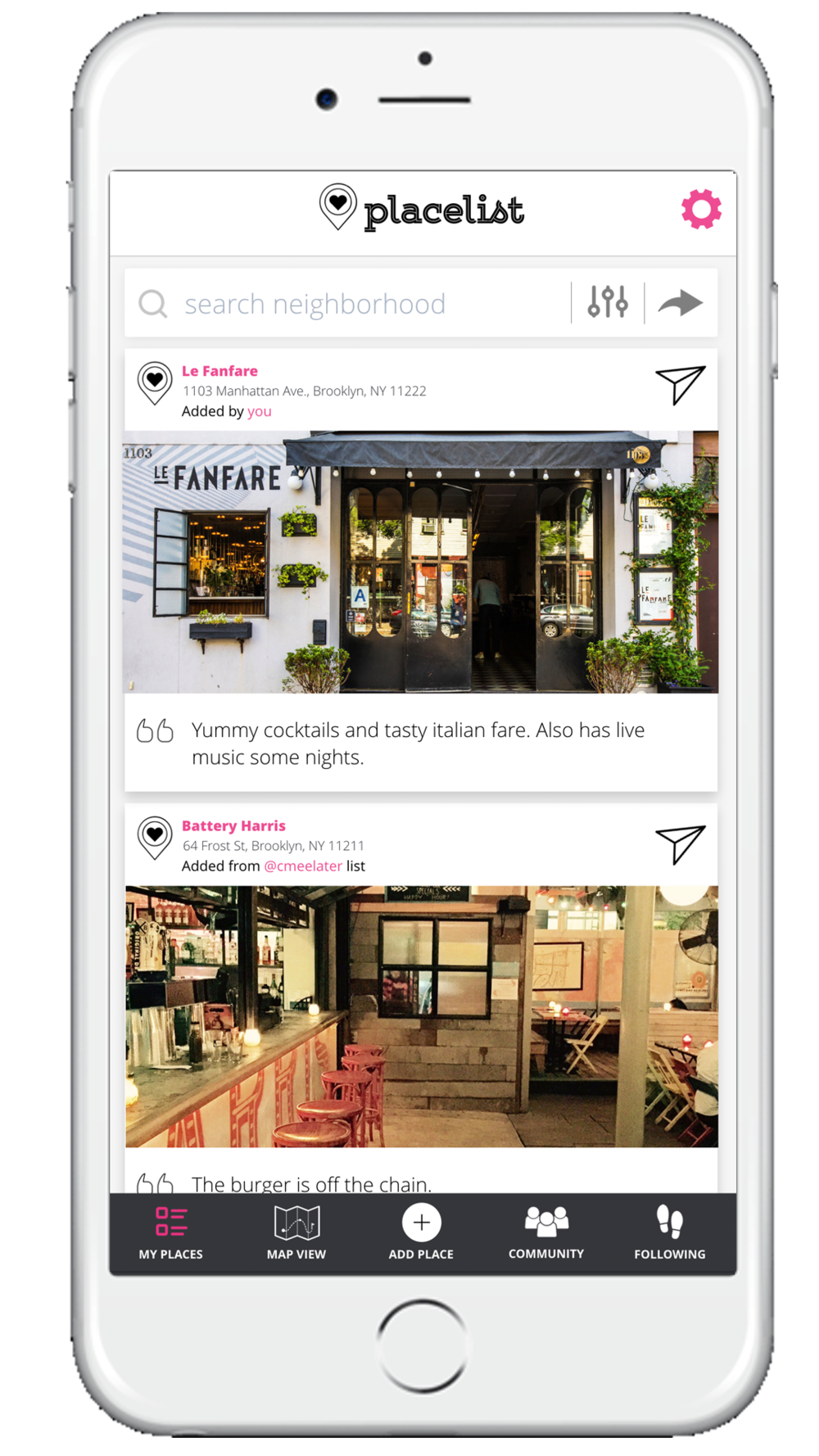 Placelist gallery image