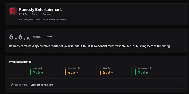 valu8.io screenshot 2