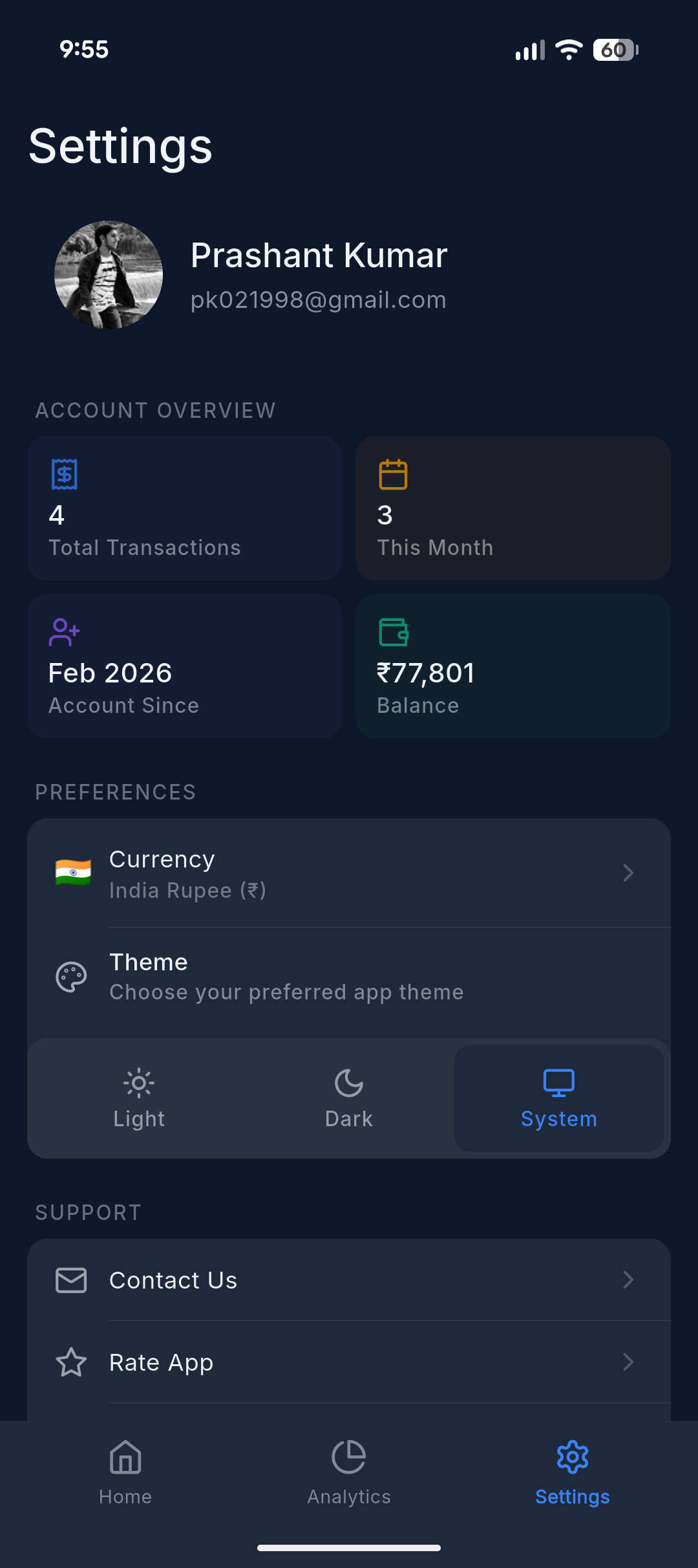 MoneyMinder | AI Expense Tracker gallery image