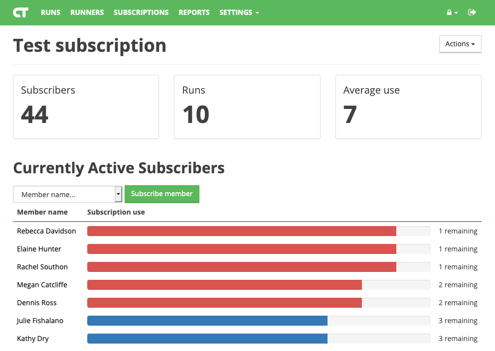 ClubTrack gallery image