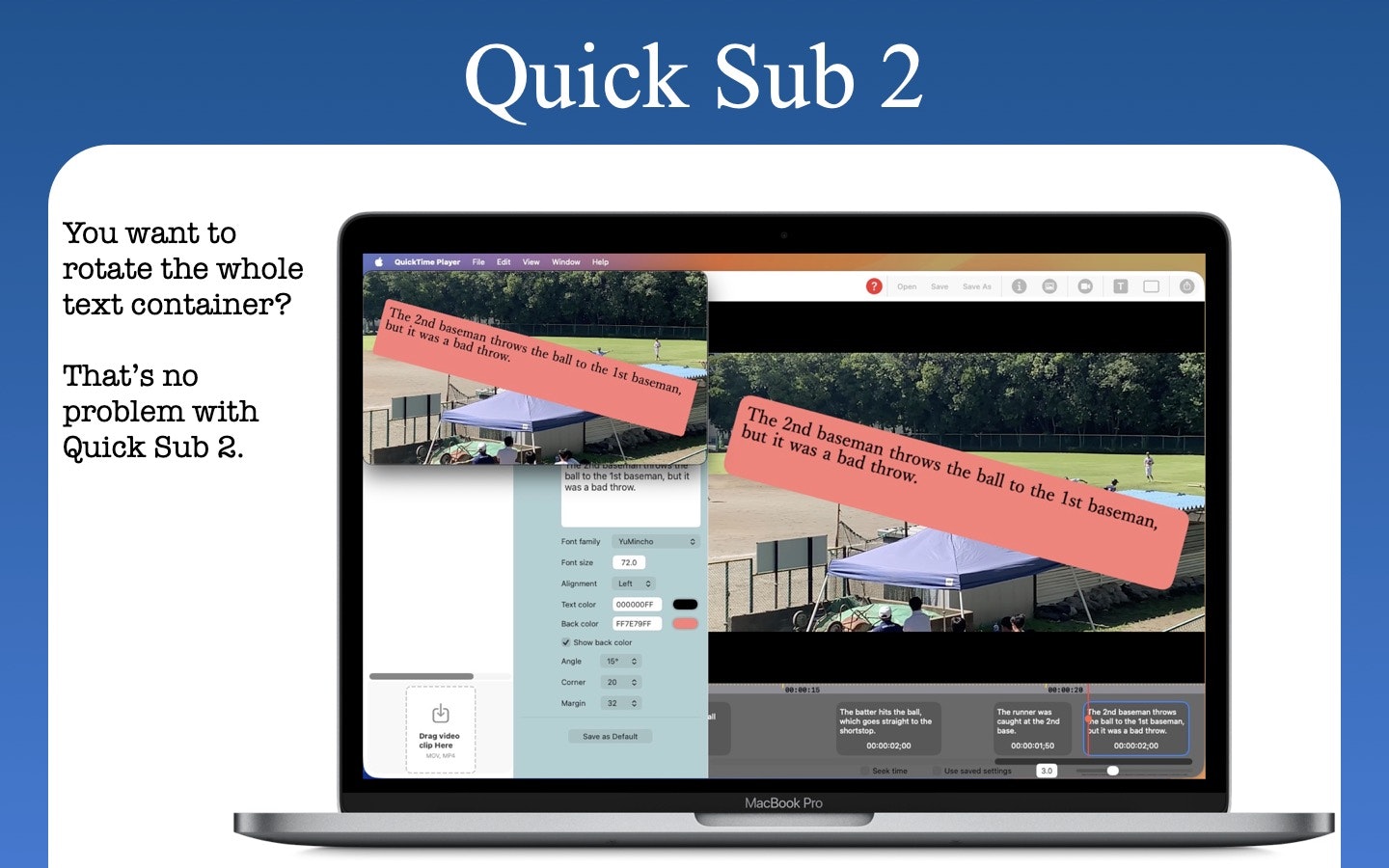 Quick Sub 2: Video Subtitling gallery image